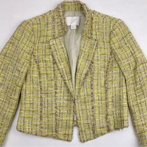 J. Crew Collection Canary Tweed Jacket